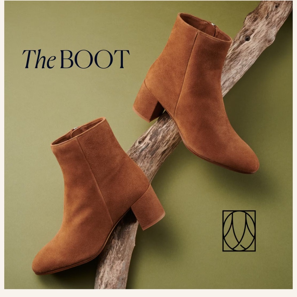 MARGAUX THE BOOT Suede Ankle Boot